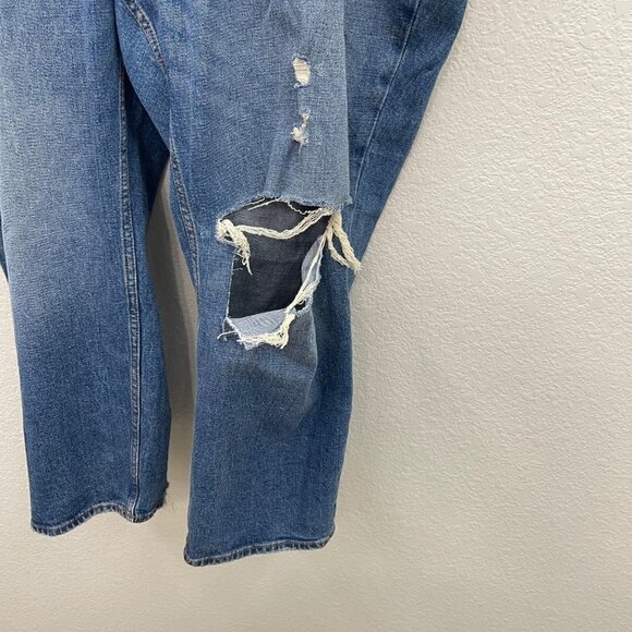 Abercrombie & Fitch Curve Love Ankle Straight Ultra High Rise Jeans Womens 37 - Picture 3 of 6